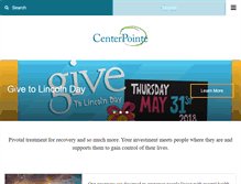 Tablet Screenshot of centerpointe.org